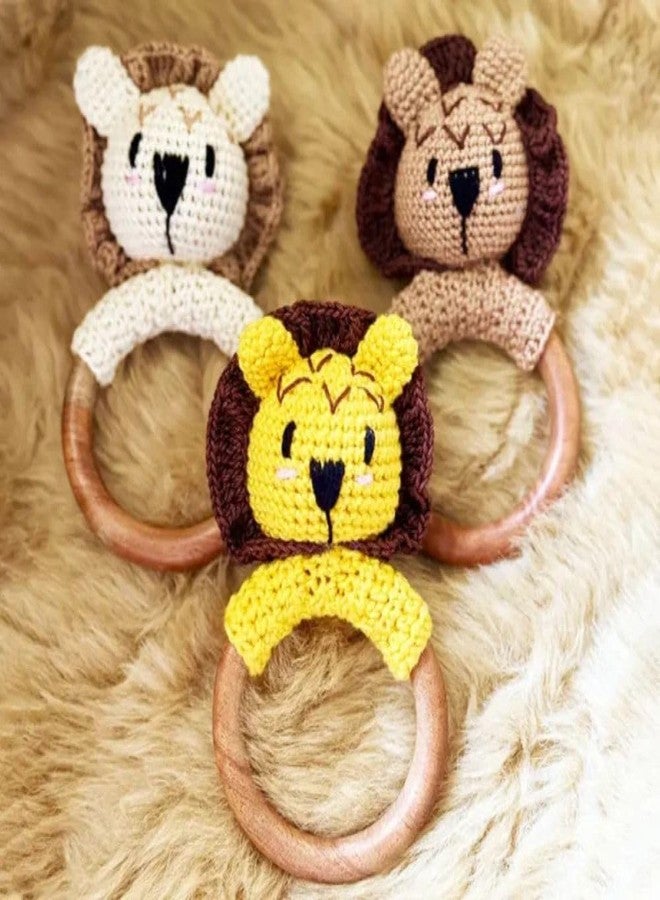 Jim N Jam Adorable Crochet Rattle Toy Set | Beautiful and Colorful Charactar | Perfect for Babies Playtime - Image 2