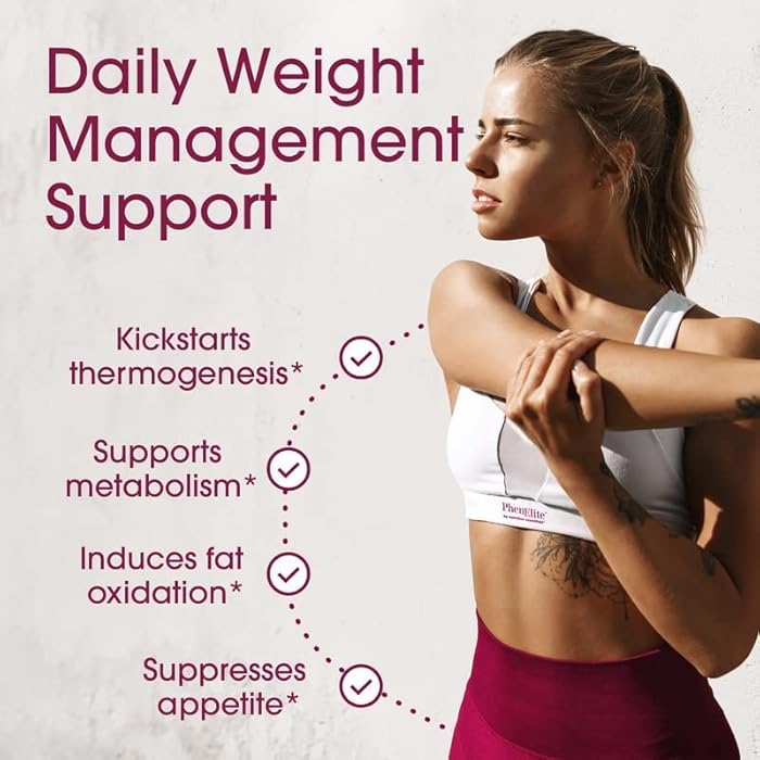 Phenelite Fat Burner for Women - Weight Loss Support and Diet Pills for Helping Reduce Belly Fat - Supplement Made of Raspberry Ketones and Premier Plant Extracts - Appetite Suppressant, Vegan - Image 4