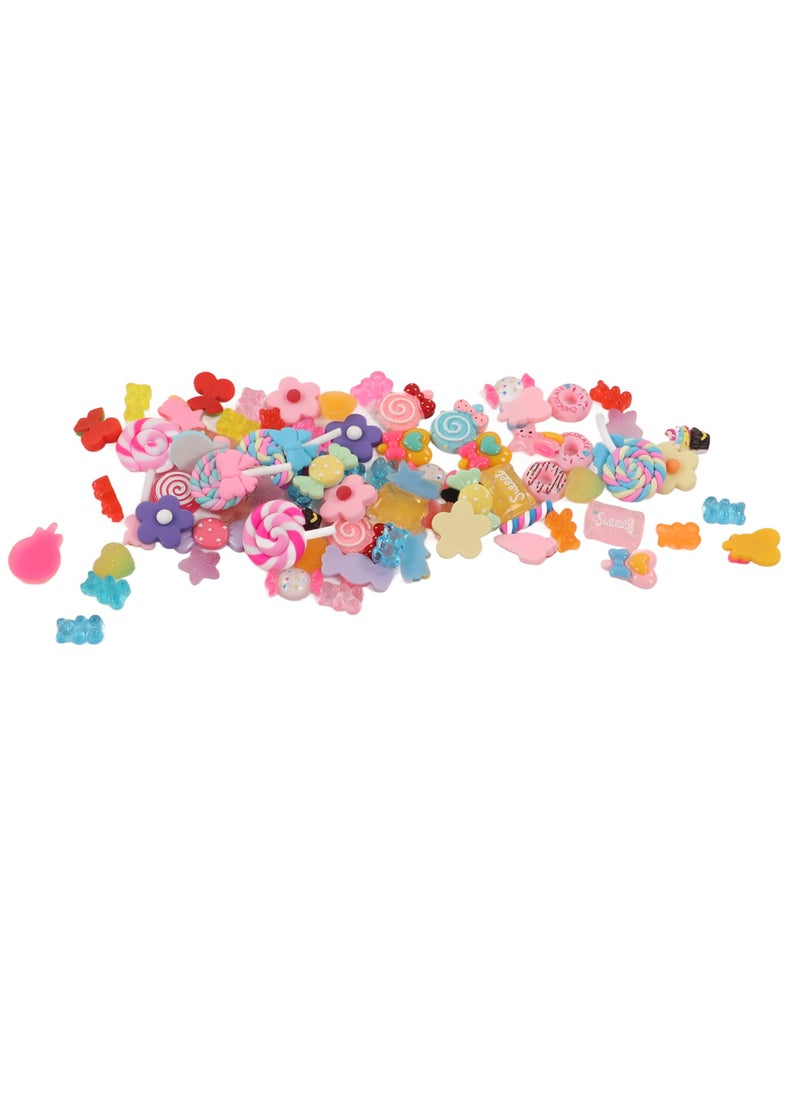 Velaurs 80pcs Candy Dessert Cakes Ice Cream Bread Donuts Cookies DIY Craft Supplies  - Image 2