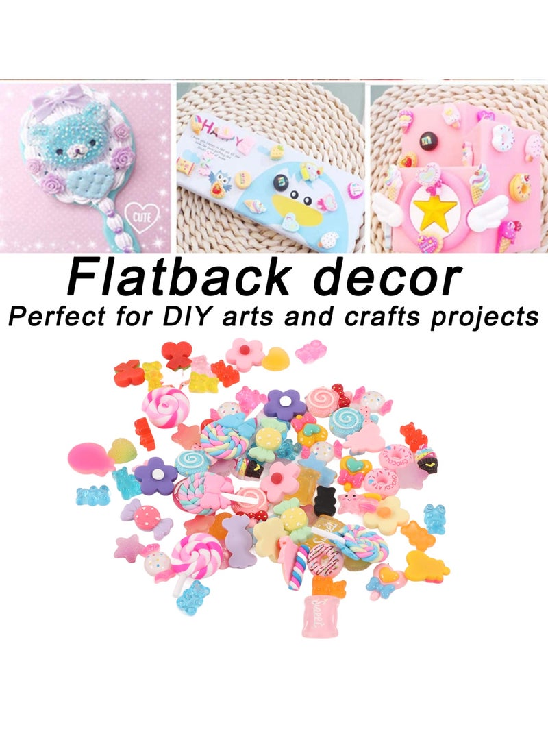 Velaurs 80pcs Candy Dessert Cakes Ice Cream Bread Donuts Cookies DIY Craft Supplies  - Image 3