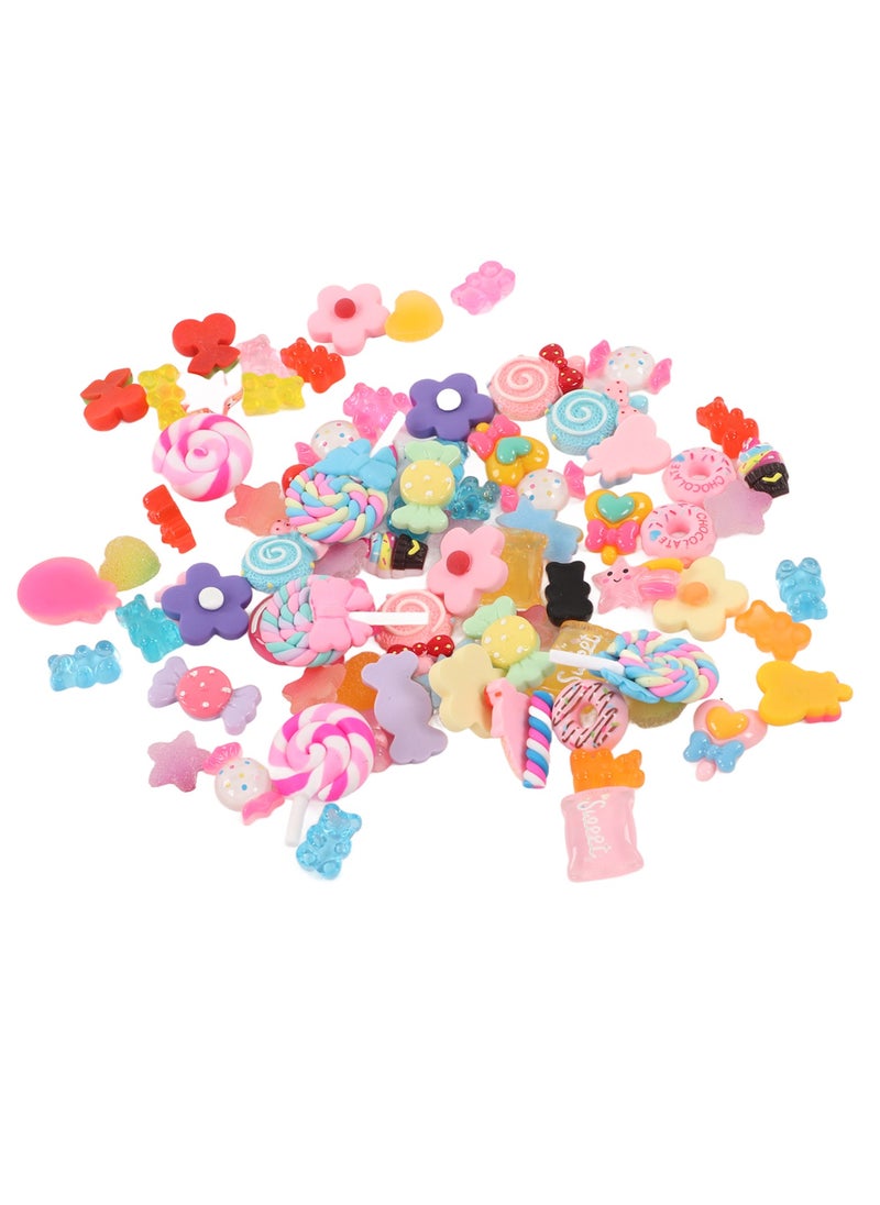 Velaurs 80pcs Candy Dessert Cakes Ice Cream Bread Donuts Cookies DIY Craft Supplies  - Image 4