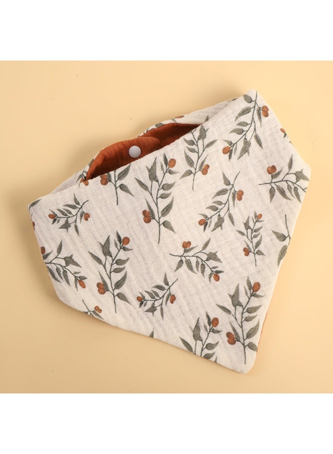 انسولار مرايل اطفال من الموسلين مكونة من 6 قطع، مرايل باندانا لعاب اللعاب مصنوعة من القطن بنسبة 100% للجنسين من الاولاد والبنات، مجموعة ناعمة ماصة للتسنين واللعاب - Image 5