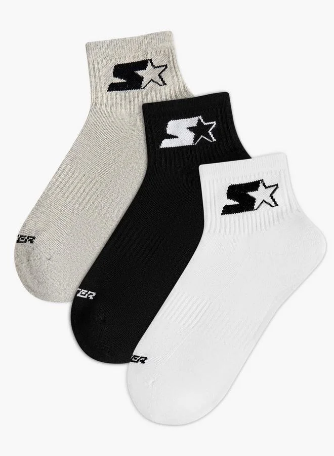 STARTER Starter Men Socks Ankle Length Terry - Set of 3