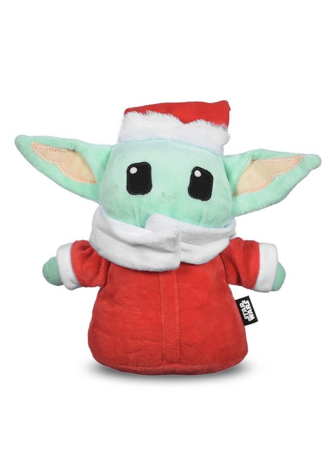 Star Wars Dog Toy Grogu Santa Squeaky Dog Chew Toy | Soft Plush Dog Toy, Squeaky Dog Toy | Holiday Dog Toy Plush Toys, Mandalorian The Child Toy | Small Dog Toy 6 Inch, (FF19322) - Image 1