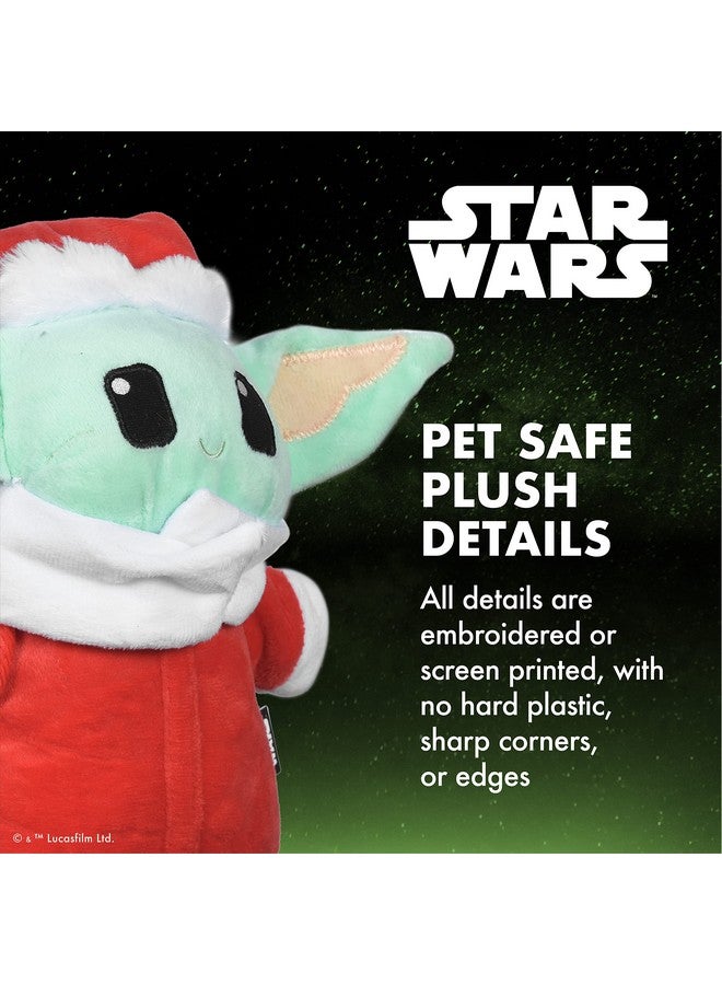 Star Wars Dog Toy Grogu Santa Squeaky Dog Chew Toy | Soft Plush Dog Toy, Squeaky Dog Toy | Holiday Dog Toy Plush Toys, Mandalorian The Child Toy | Small Dog Toy 6 Inch, (FF19322) - Image 4