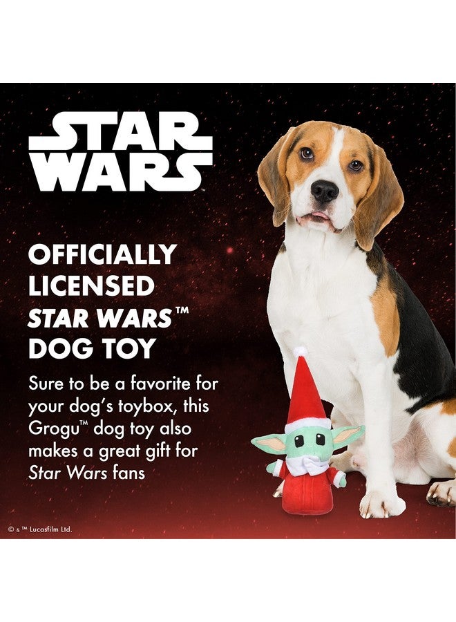 Star Wars Dog Toy Grogu Santa Squeaky Dog Chew Toy | Soft Plush Dog Toy, Squeaky Dog Toy | Holiday Dog Toy Plush Toys, Mandalorian The Child Toy | Small Dog Toy 6 Inch, (FF19322) - Image 2