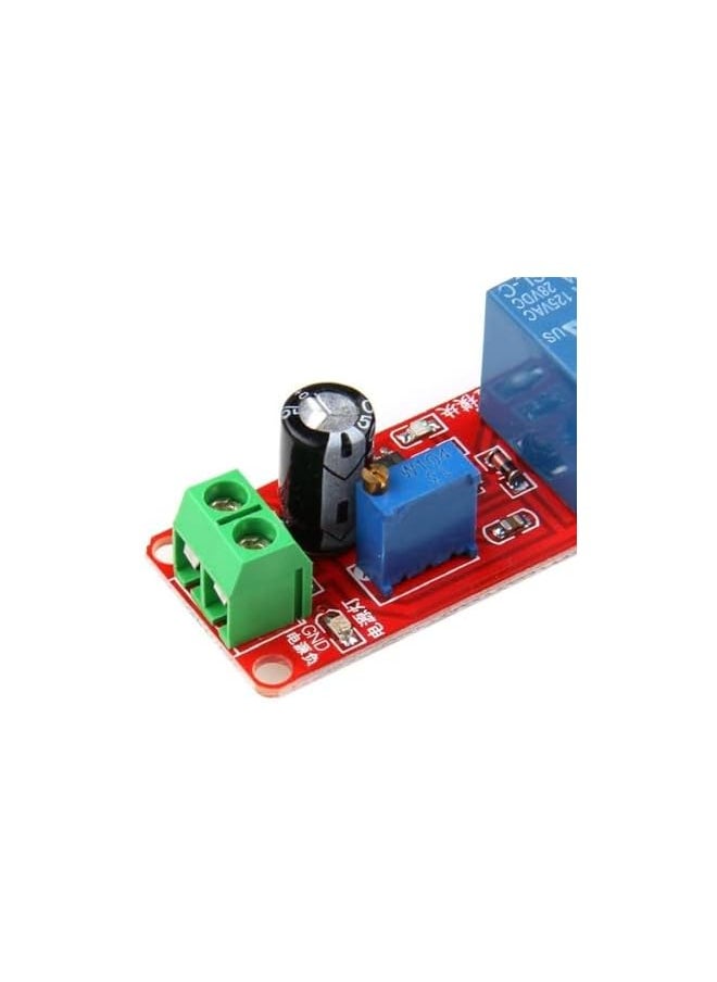 PROMASS promass 5Pcs NE555 12V DC Adjustable 0-10 Second Timer Delay Relay Switch Module Shield for Arduino Raspberry Pi  - Image 3