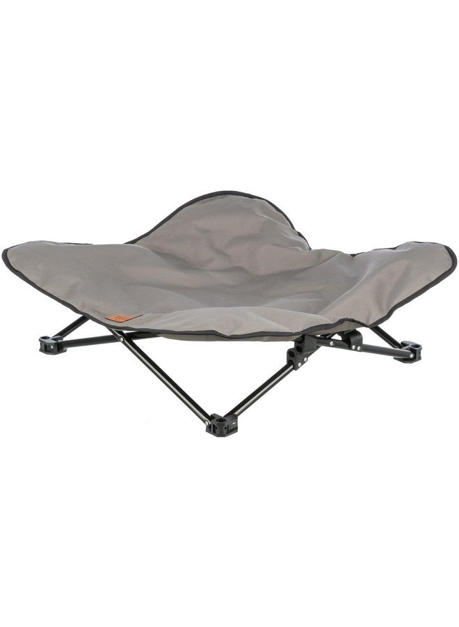 تريكسي سرير تخييم للكلاب، سرير مرتفع للكلاب، سرير مبطن قابل للطي للحيوانات الأليفة، كرسي سفر مرتفع للكلاب الصغيرة والمتوسطة الحجم - Image 4