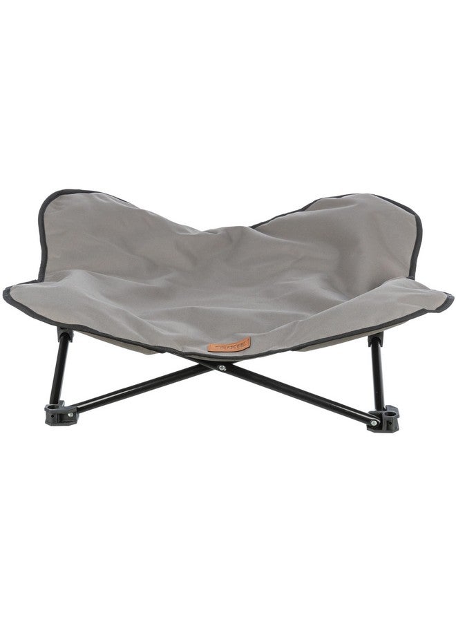 تريكسي سرير تخييم للكلاب، سرير مرتفع للكلاب، سرير مبطن قابل للطي للحيوانات الأليفة، كرسي سفر مرتفع للكلاب الصغيرة والمتوسطة الحجم - Image 1