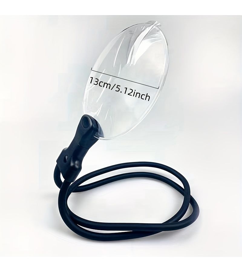 5X Magnifying Glass Acrylic Black For Reading Sewing Crafts And Model Making - Image 2