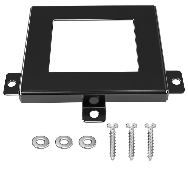 HUDEX Radar Sensor Protector Cover Compatible with Honda CR-V 2023-2025 â€“ Fit for CR-V Models Featuring Front Radar Sensorâ€“Heavy-Duty Steel Anti-Theft Bracket (Black) - Image 1