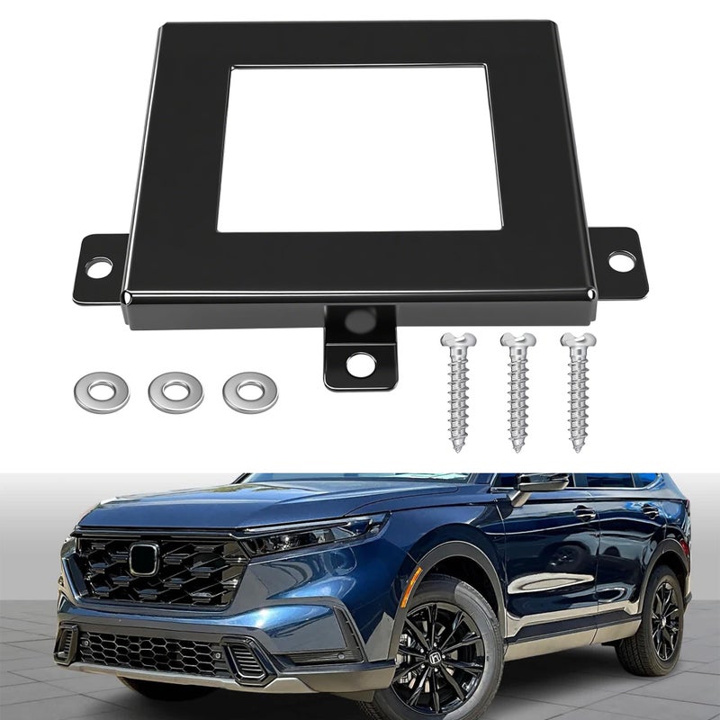 HUDEX Radar Sensor Protector Cover Compatible with Honda CR-V 2023-2025 â€“ Fit for CR-V Models Featuring Front Radar Sensorâ€“Heavy-Duty Steel Anti-Theft Bracket (Black) - Image 2