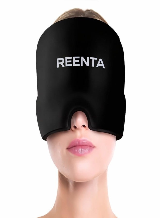 REENTA - The Force Behind Your Health Migraine Relief Cap For Migraines,Headaches,Sinuses,Tension Relief Headache Relief Cap For Men & Women -Black - Image 1