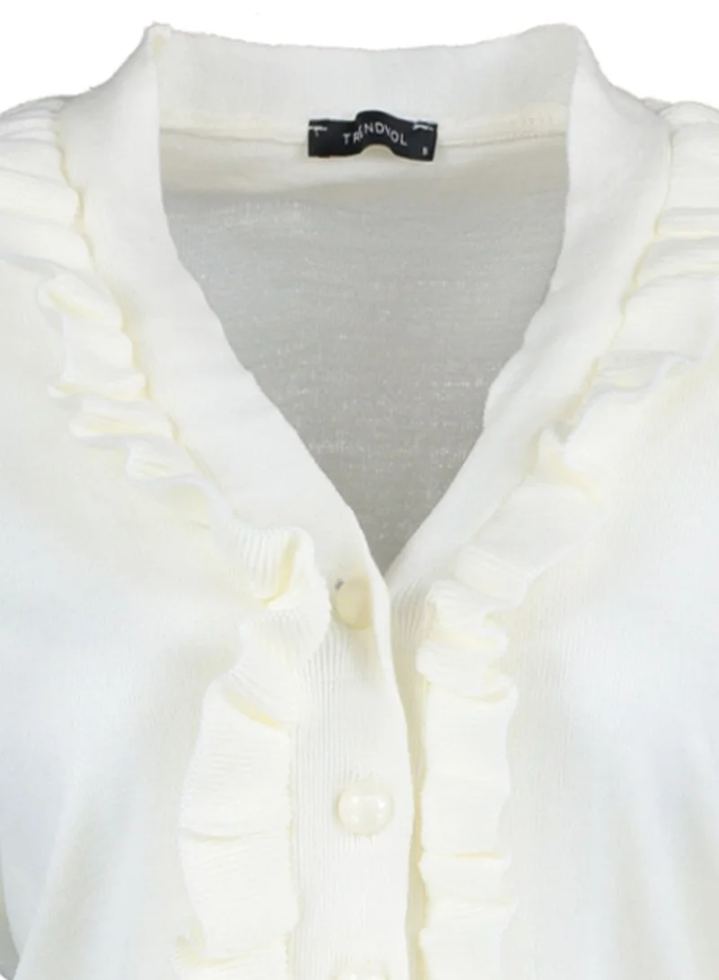 trendyol Button Detail Knitted Cardigan