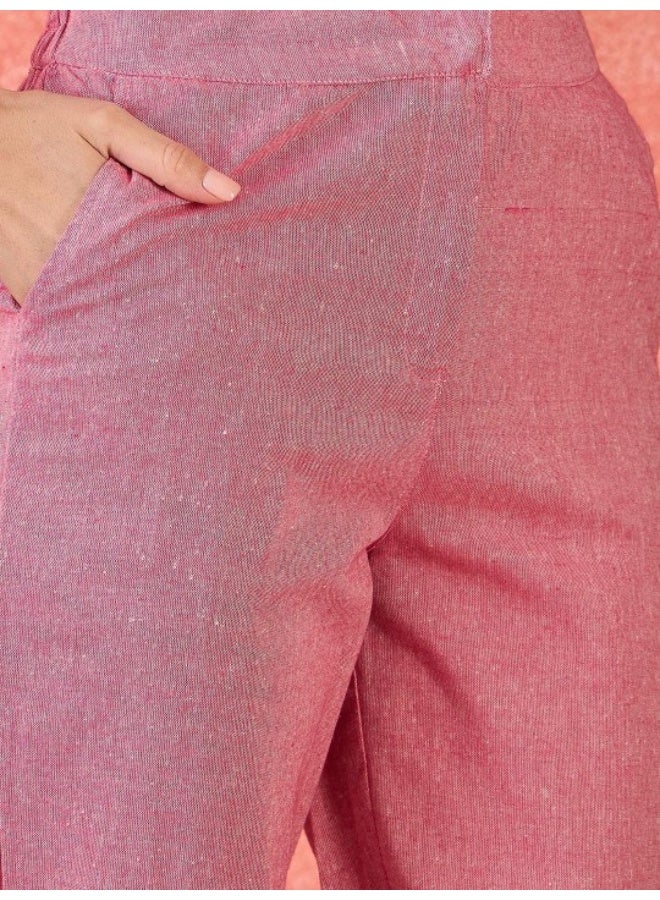 AKS Pink Recycled Cotton Co Ord Set  - Image 3