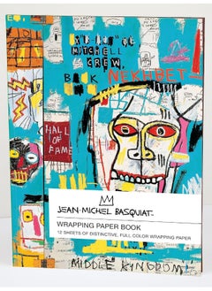 Teneues - Wrapping Paper Book: Jean-Michel Basquiat, Paperback Book, Folded Perforated Pages, Full Color: Big Format Flat Magazine Style Book of Folded Wrapping Paper Pages  - Image 3