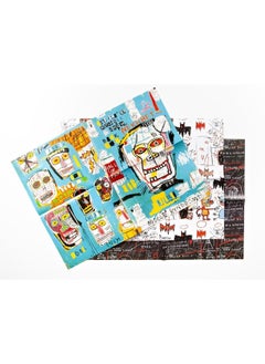 Teneues - Wrapping Paper Book: Jean-Michel Basquiat, Paperback Book, Folded Perforated Pages, Full Color: Big Format Flat Magazine Style Book of Folded Wrapping Paper Pages  - Image 2