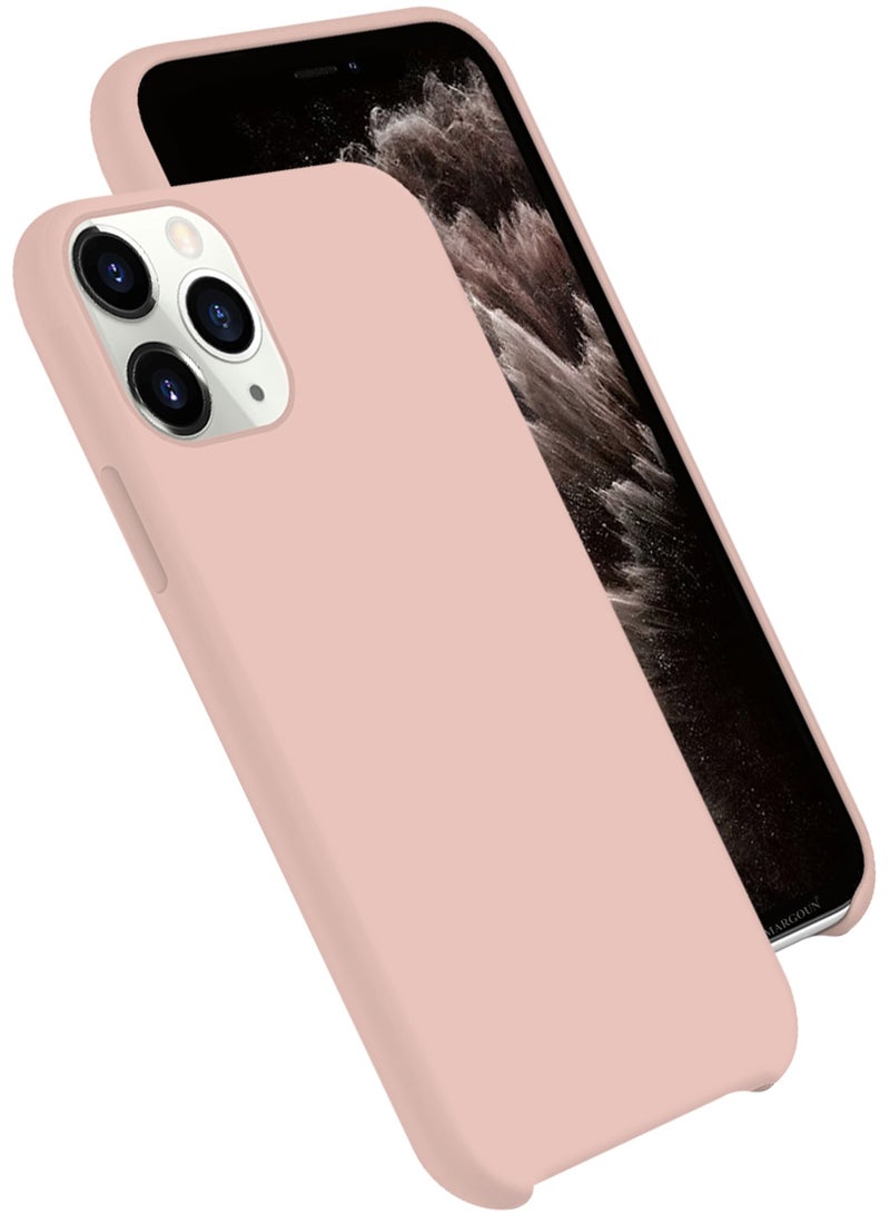 CATANES Soft Silky Silicone Case Cover for Apple iPhone 11 Pro Max - Full Body Protection - Sand Pink - Image 2