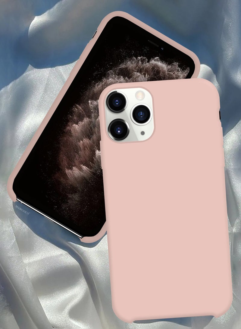 CATANES Soft Silky Silicone Case Cover for Apple iPhone 11 Pro Max - Full Body Protection - Sand Pink - Image 5