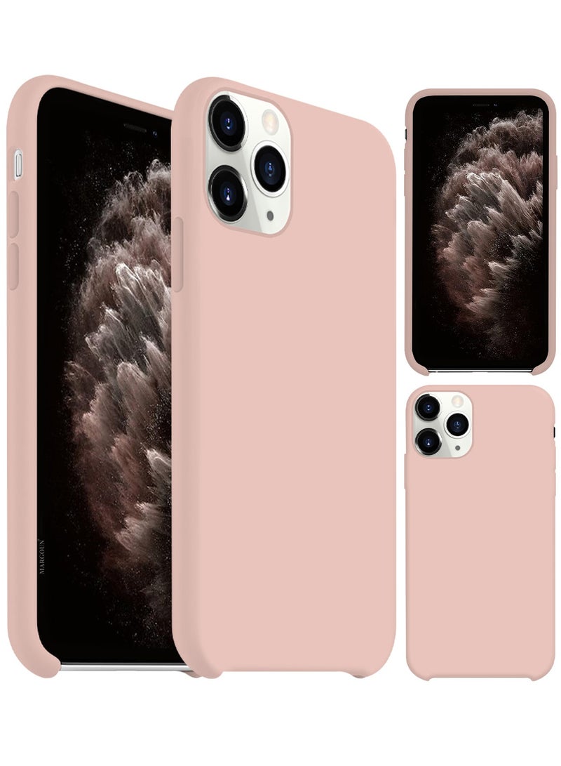 CATANES Soft Silky Silicone Case Cover for Apple iPhone 11 Pro Max - Full Body Protection - Sand Pink - Image 4