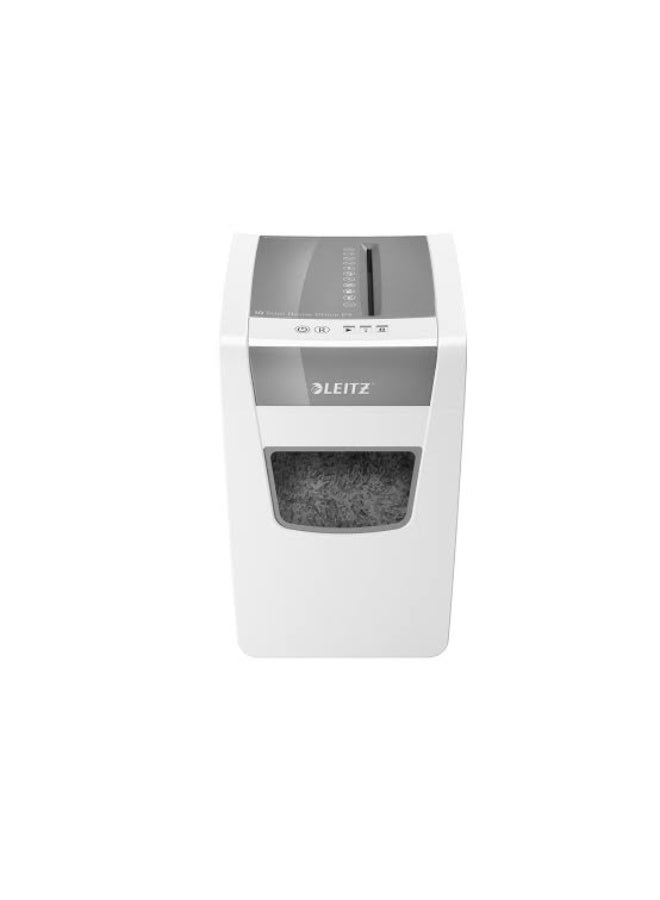 Leitz IQ Slim Home Office Cross-Cut Paper Shredder, 10-Sheet Capacity, 23L Bin, P-4 Security Level, Anti-Jam Technology, LE8001-00 - White - Image 3