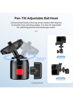 Ulanzi Camera Suction Car Mount for Action Camera - ULANZ GO-001 Triple Suction Cup Mount Flexible Suction Legs 360° Rotation Ball Head Car Boats Windshield & Window Mount for Action Camera  - Image 4