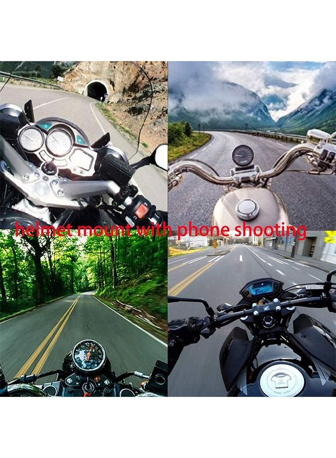 Sharpdo Helmet Chin Mount for Mobile Phone and GoPro, Motorcycle Strap Holder for iPhone Samsung - Image 5