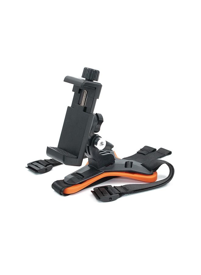 Sharpdo Helmet Chin Mount for Mobile Phone and GoPro, Motorcycle Strap Holder for iPhone Samsung - Image 2