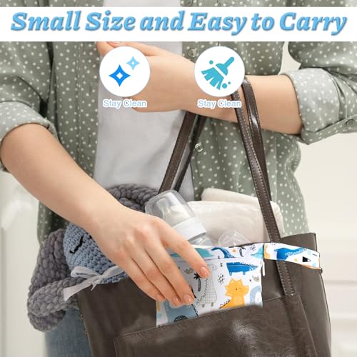 YSSPPOY 12 Pcs Peepeeteepe for Baby Boy with Storage Bag, Reusable Peepeeteepe Baby Boy with Hang Loop (6 Patterns) - Image 5