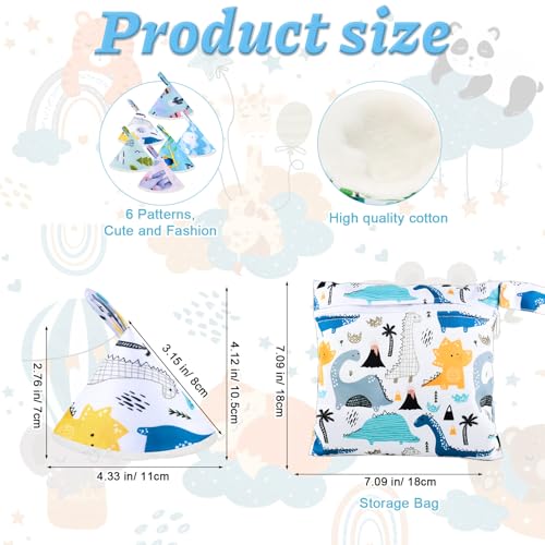 YSSPPOY 12 Pcs Peepeeteepe for Baby Boy with Storage Bag, Reusable Peepeeteepe Baby Boy with Hang Loop (6 Patterns) - Image 3