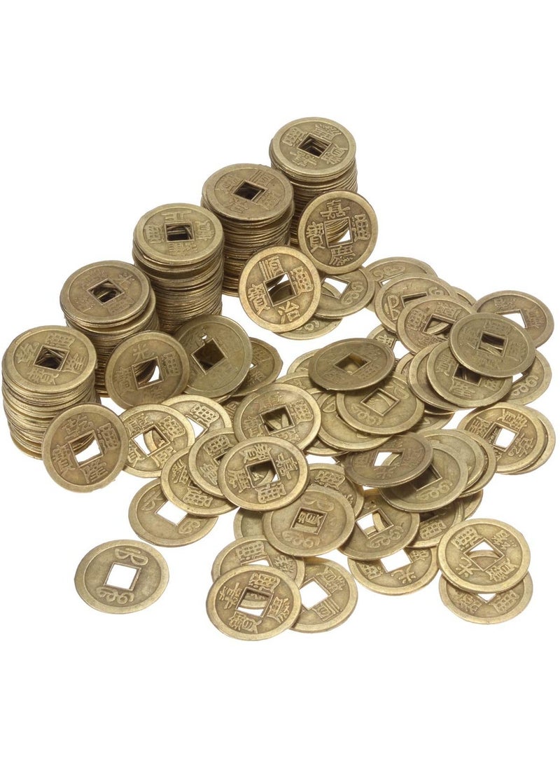 Y&D Chinese Coins I Ching Lucky Fortune for Health Success and Wealth (120 Pieces)  - Image 1