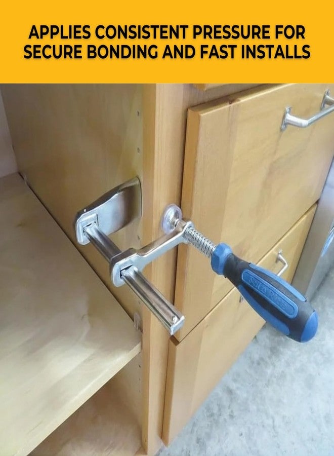 FastCap STILERITE Steel Adjustable Cabinetry Clamp with Non-Marring Plastic Head - Image 4