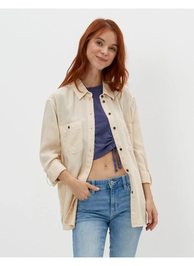 American Eagle Pocket Detail Button Down Shirt