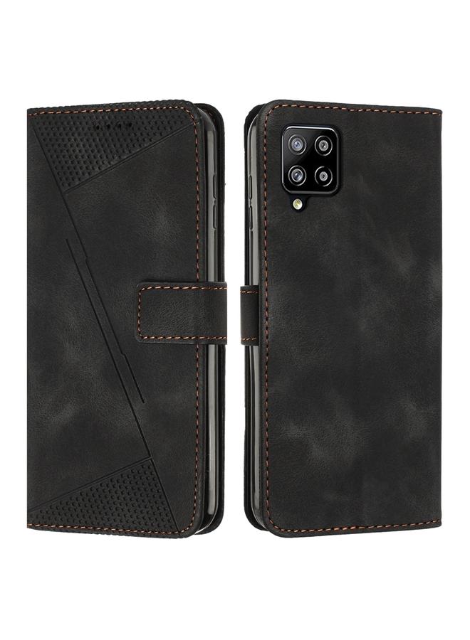 S-TOP Case For Samsung Galaxy A42 5G Dream Triangle Leather Phone Case with Long Lanyard - Image 1