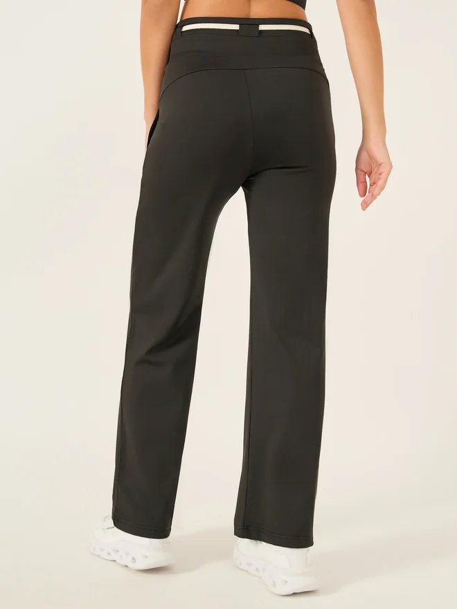 Styli Styli Active Contrast Drawstring Loose Fit Straight Pants