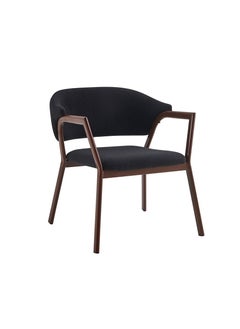 Modern Fabric Lounge Armchair with Wooden Frame – Ergonomic & Comfortable Seating – Available in Black, Coffee, Gray, Beige & Brown