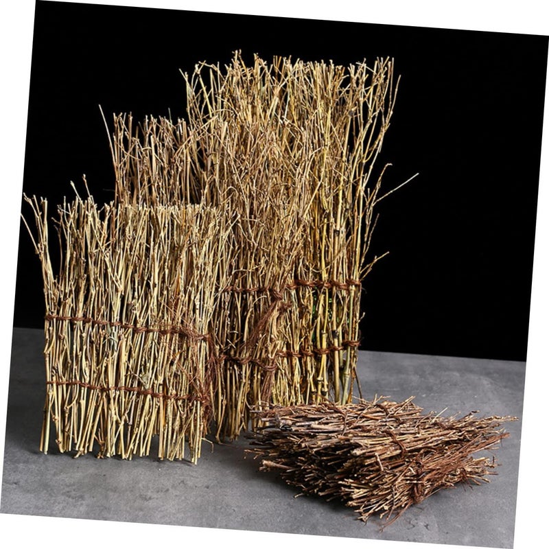 6 Pieces Sushi Fence Plate Decorative Bamboo Photography Prop White - Image 3
