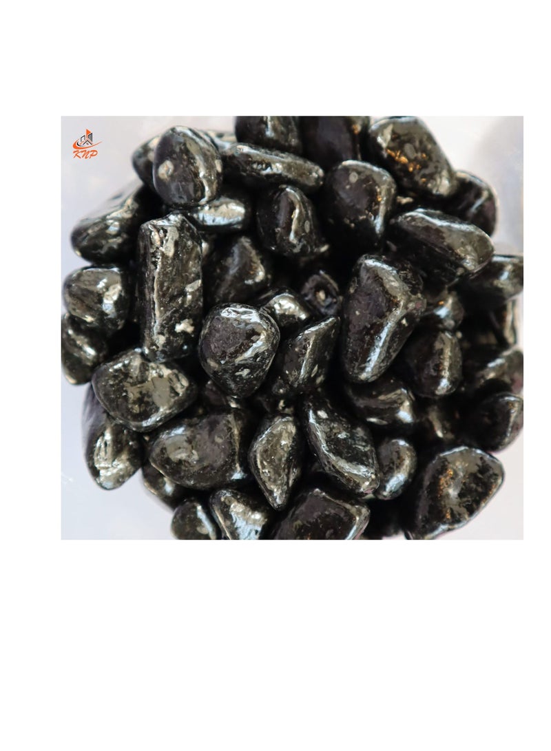 KNP Black Decorative Painted Pebbles Aquarium 10-15mm 20 kg - Image 1