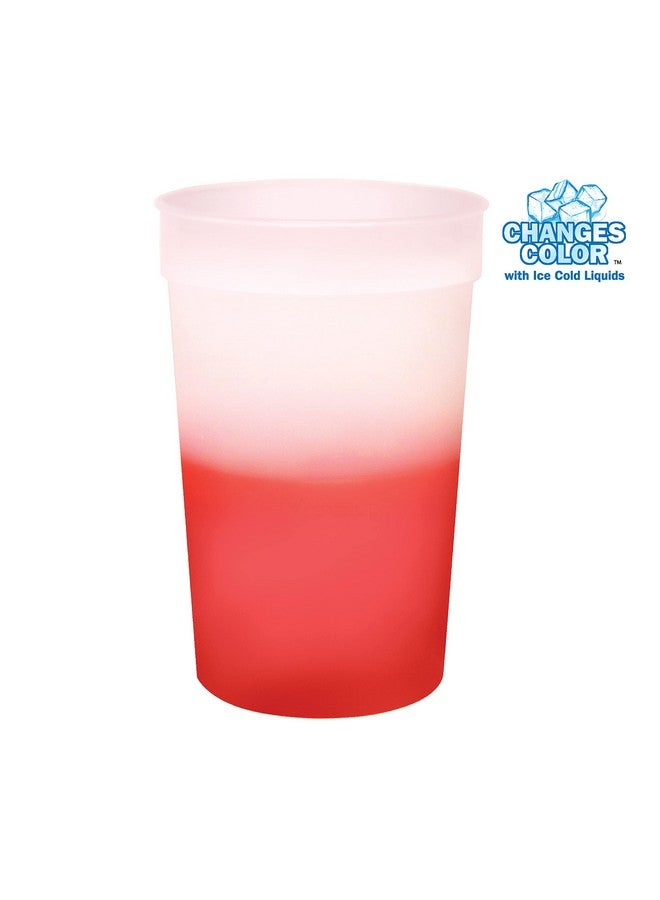 AAkron 22oz. Color Changing Stadium Cups, Durable plastic. BPA Free, Top shelf dishwasher safe, Ideal for outdoor events - Set of 12 (Frosted Assorted) (Colors may vary) - Image 3