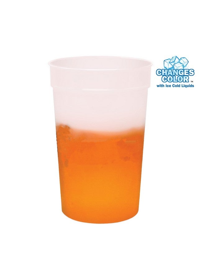 AAkron 22oz. Color Changing Stadium Cups, Durable plastic. BPA Free, Top shelf dishwasher safe, Ideal for outdoor events - Set of 12 (Frosted Assorted) (Colors may vary) - Image 5