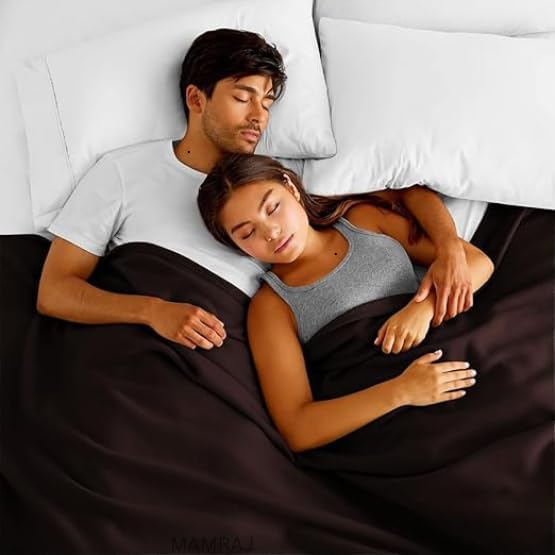 MAMRAJ 300 GSM Special for Heavy Winter Plain Light Weight Polar Fleece Blanket for Single Bed [ 60x90] (Brown) - Image 3