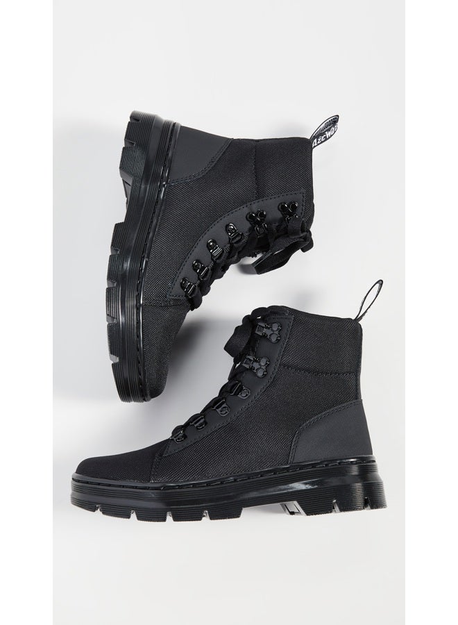 Dr. Martens Women's Combs W 6 Tie Boot Fashion, Black/Black, 9 - Image 5