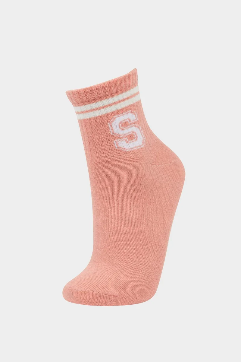 Defacto  Woman 3 piece Short Cotton Socks for Women | Best Price UAE