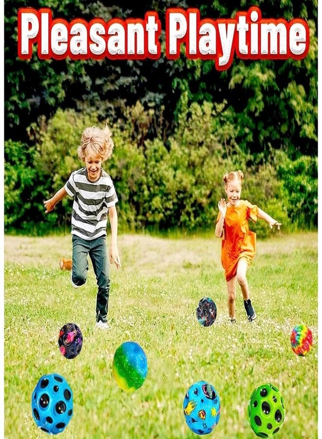 PN AVAN Moon Ball for Kids – Soft Bouncing, Jumping & Bounce Ball Toys for Kids Age 2-5 Years | Indoor Outdoor Activity Toy | Colorful Option for Toddlers (Multicolour Pack of 2) - Image 4