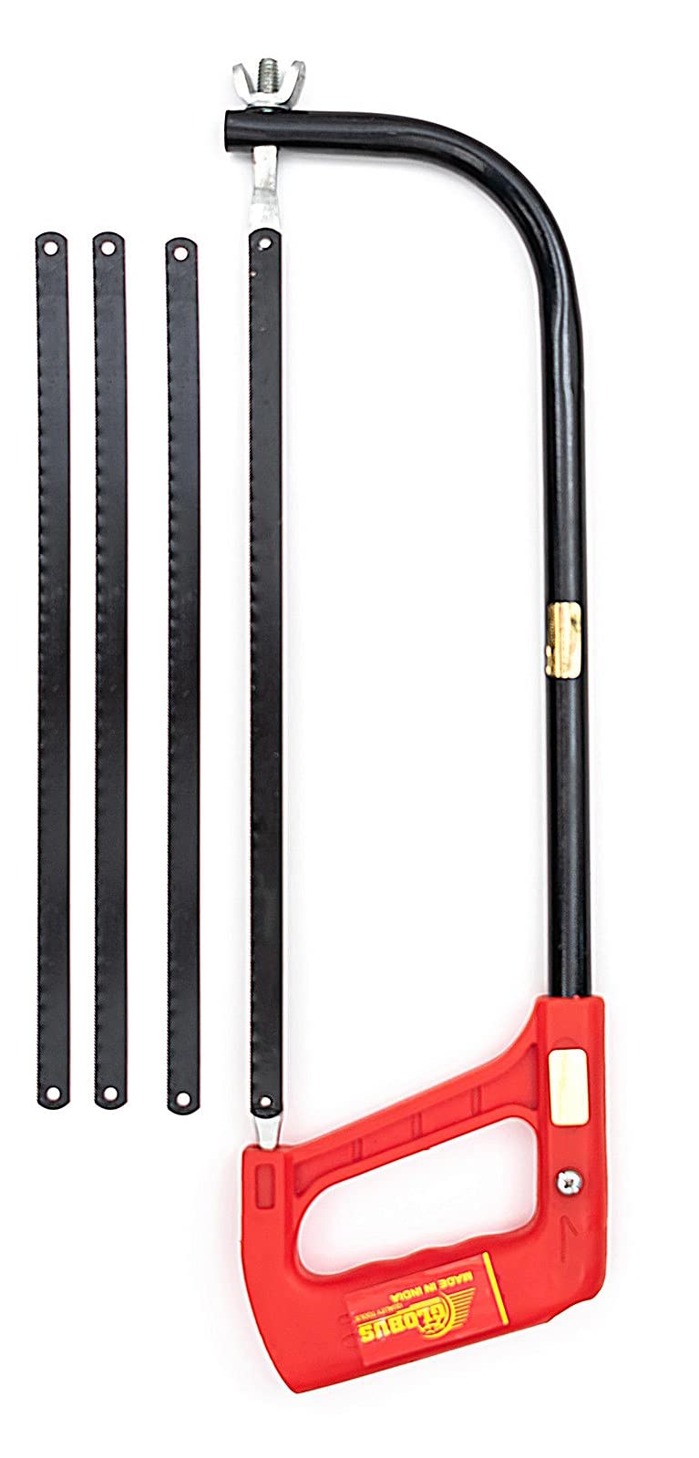 GLOBUS 1447 Hacksaw Frame BLACK Finish 12 INCH with Fitted Blade WITH SPARE 3 BLADE. - Image 5