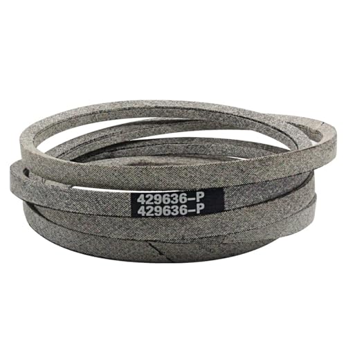 DEHOMKUS 429636 197253 Mower Deck Belt Replacement for Craftsman Husqvarna Poulan AYP 532429636 532197253 598559101 592855001 YS4500 T2200 DLS 3500 YTH18542 YTA18542 - 1/2"X101" - Image 1