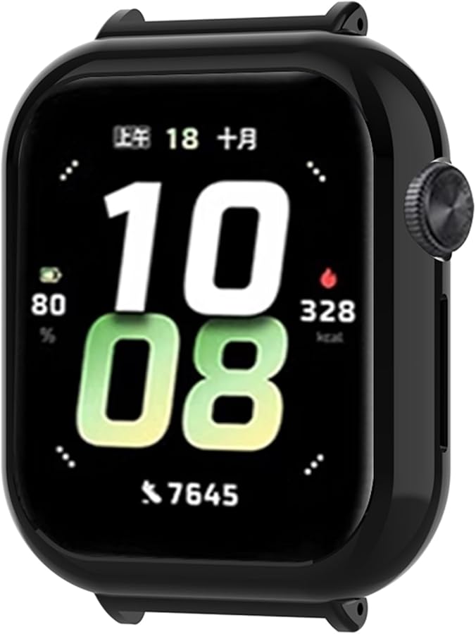 Black Protective Case for Watch 5 Shockproof Scratch Guard Thin Comfort Wear - Image 4