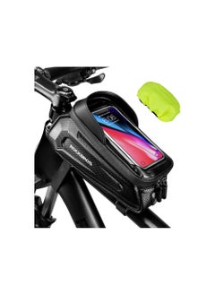 Rockbros Bicycle Bag Waterproof Touch Screen Cycling Bag Top Front Tube Frame Mtb Road Bike Bag 6.5 Phone Case Bike Accessories  - Image 1