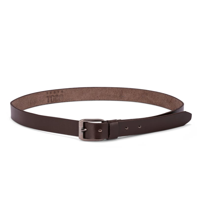 Testa Toro – 3cm Wide Genuine Cowhide Leather Belt – B15 - Image 2