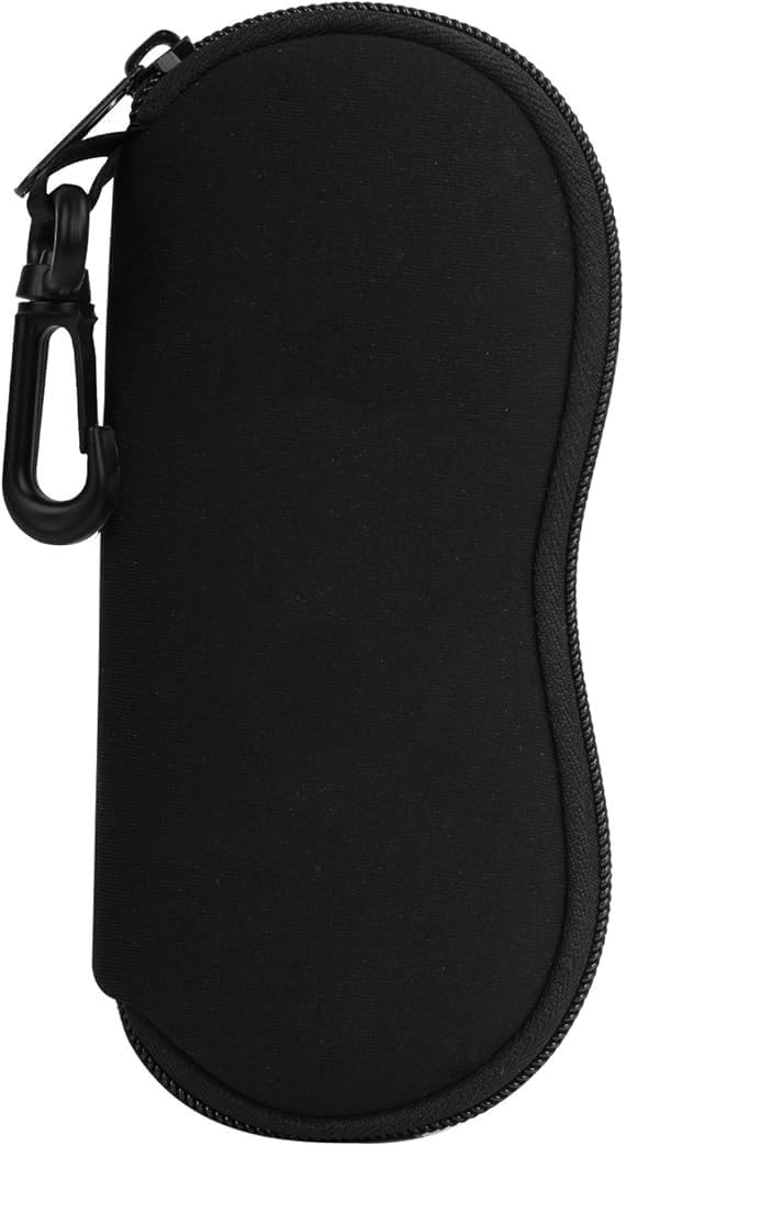 ALASKA ® Sunglasses Soft Case Ultra-Light Neoprene Scratch-Proof Inner Fabric, Zipper Eyeglass Case for Men and Women. Made with 5mm Thick Neoprene Fabric. - Image 1